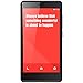 Amzer Pudding Soft Gel TPU Skin Fit Case Back Cover for Xiaomi Redmi Note - Retail Packaging - Black