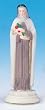 Religious Statue - Saint Theresa - 4" Height - Magnetic and Adhesive Base