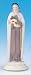 Religious Statue - Saint Theresa - 4" Height - Magnetic and Adhesive Base