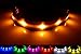 GoDoggie-GLOW - Improved Dog Visibility & Safety - USB Rechargeable LED Dog Safety Collar - 7 Colors & 5 Sizes - Super-Bright LED's Glow & Flash - Connects to Devices to Recharge - Great Fun, Peace of Mind & Safe - Orange Medium