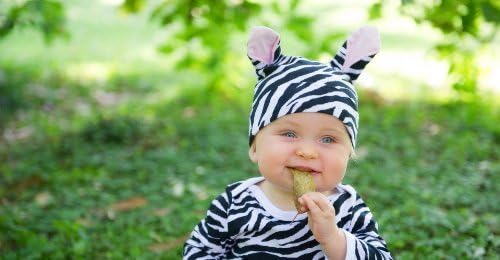 4pc Baby Outfit - Animal Prints Funky Clothes 6-9m, Zebra