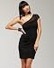bebe Lace Up One Shoulder Dress