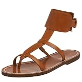 BCBGirls Womens Porto Ankle Cuff Flat Sandal