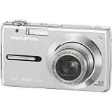 Olympus FE-350 8MP Digital Camera with 4x Wide Angle Optical Zoom (Silver)