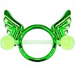 BIOPLAST Green Crystal WING Nipple Shield