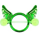 BIOPLAST Green Crystal WING Nipple Shield