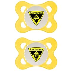 MAM 665592 - Mini Ulti MAM Latex, Schnuller, Bundesliga: Alemannia Aachen, Doppelpack