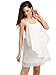 ROMWE Women's Summer Sleeveless Sundress Loose Spaghetti Strap Ruffle Dress