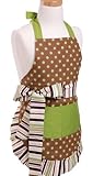 Flirty Aprons Girl's Original Cocoa Lime Apron