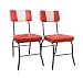 Kitchen & Housewares : Brimingham Retro Dining Chair (Set of 2), Red