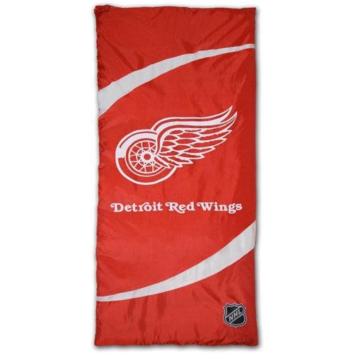 NHL Officially Licensed Hockey Sleeping Bag Detroit Red Wings WINGS