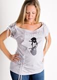Green Day Drawstring Maternity Top by ROCKSTARMOMS