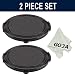 (SET OF 2) 52MM Snap On Lens Cap For DSLR Camera + 1 Ultra Fine Microfiber Cleaning Cloth (NIKON D40 D40X D60 D80 D90 D3000 D3100 D5000 D5100 D7000, PENTAX K-r K-x K-m K10D K20D K200D)