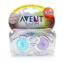 Avent Translucent Pacifiers, Toddler 6-18month Assorted Colors