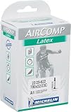 Michelin Aircomp Latex 700c x 22-23mm 60mm PV Pair of tubes