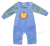 Zoo Refic Velour Overall and Tee Set