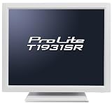 Iiyama ProLite T1931SR 48,3cm (19 Zoll) Touchscreen Monitor DVI-D (Kontrast dyn. 900:1, 5ms Reaktionszeit) wei&szlig;