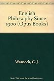 English philosophy since 1900