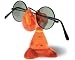 Koziol Brillenhalter NELLI transparent  orange