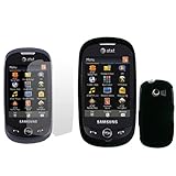 iNcido Brand Samsung Flight II A927 Combo Rubber Feel Black Protective Case ....