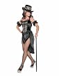French Cabaret ShowGirl Can Can Dancer Costume With Hat