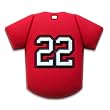 CAPerz - Baseball Jersey No. 22 - Red/White/Blue
