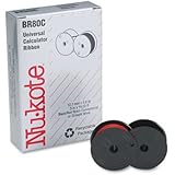 Nu-Kote BR80C Nylon Calculator Ribbon (Black/Red)