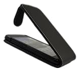 iTALKonline BLACK FlipMatic Easy Clip On Vertical Flip Pouch Case Cover with Holder for LG P970 Optimus Black
