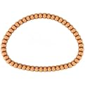Oval Bead Purse Handles - Woodtone