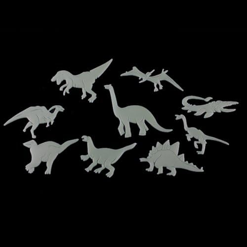 Glow In The Dark Dinosaurs Dical Stickers Fluorescent.