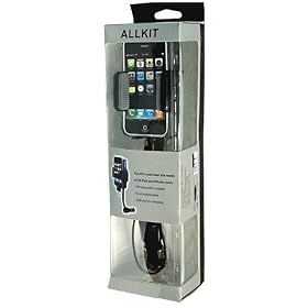 Wireless FM Transmitter and Car Charger for iPod Touch Classic and iPhone. Full Range Frequency + Adjustable Armgear