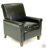 Kitchen & Housewares : Denver black leather recliner armchair