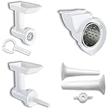 KitchenAid KGSSA Stand Mixer Attachment Pack 2 with Food Grinder, Rotor Slicer & Shredder, and Sausage Stuffer