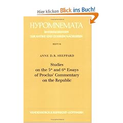 Studies on the 5th and 6th Essays of Proclus ' Commentary on the Republic (Hypomnemata)