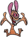  : Ren & Stimpy Nickelodeon Cartoon Patch - 4" Ren