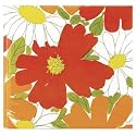 C.R. Gibson Square Vera Slim Compact Journal Album, Wild Blossoms
