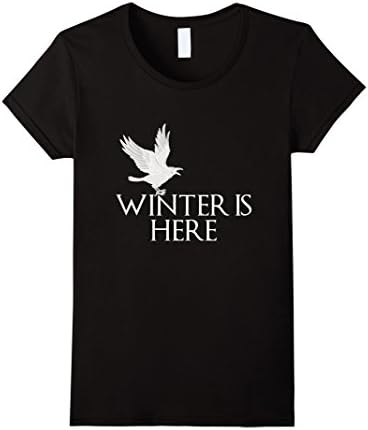 Women's Winter Is Here | White Raven | Thrones | Stark XL Black