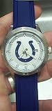 Fossil Mens Indianapolis Colts Three Hand Silicone Date Watch NFL1230