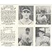 1948 Bowman Baseball Complete 48 Card Reprint Set (Made in 1987). Loaded with Stars and Hall of Famers Including Rookie Card Reprints of Bob Feller, Yogi Berra, Phil Rizzuto, Warren Spahn, Stan Musial Plus Ralph Kiner, Johnny Mize, Johnny Sain, Tommy Henrich, Red Schoendist, Bobby Thompson and Others!