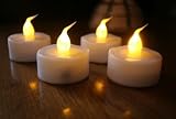 Battery Operated LED Everlasting Tealight 4 Pack (1-CR2450 Battery Included)