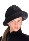 Ranch Mink Fur Hat- Black Mink Fedora