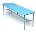 3B Scientific W15053DB Dark Blue Carbon Steel Low Platform Mat Table, 61" Length x 18" Width x 19.5" Height