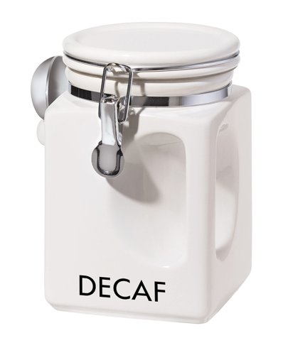 Oggi EZ Grip Decaf Canister - White Image Oggi EZ Grip Decaf Canister - White