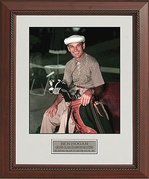Buy Grand Slam Champion Ben Hogan Golf Picture (Frame=Antique Black Rope - BK,Size=11x14 (Frame size... by www.iznadgolf.com