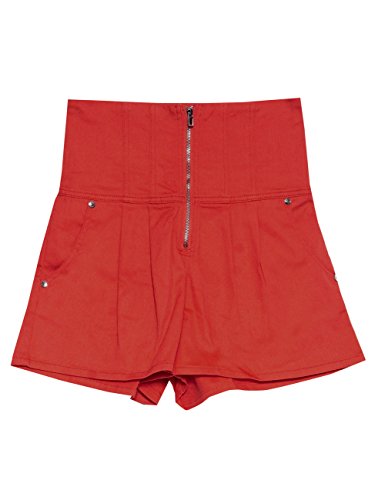 (サルース) salus LUGZY フロントZIPハイウエストショートパンツ