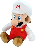 Super Mario Plush - 8" Fire Mario Soft Stuffed Plush Toy Japanese Import
