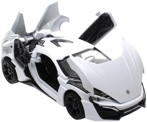 Eyevison Fast Furious 7 Lykan Hyper Sport 1:32 Diecast Car Alloy Vehicle Model White Car