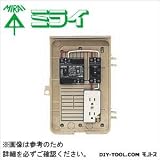 未来工業 屋外電力用仮設ボックス （漏電しゃ断器･分岐ブレーカ･コンセント内蔵） （2-1CT）