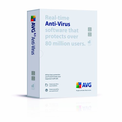 AVG 8.5 Anti-Virus 1 user 1 year 8.5 (PC CD)