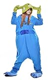 NEWCOAPLAY Unisex Onesies Pajamas Kigurumi Cosplay Sleepsuit Costume (S, Aliens)
